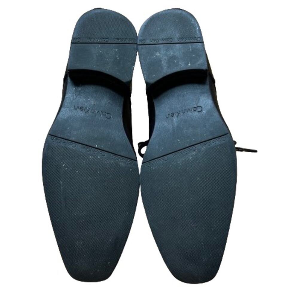 GUC Calvin Klein Men's Brodie Weave Emboss Black Oxford Shoe. Size 11.5 M. - Picture 7 of 12